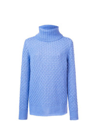 Pull surdimensionné en tricot bleu clair Les Copains
