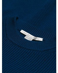 Pull surdimensionné en tricot bleu marine Stella McCartney