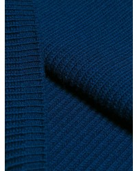 Pull surdimensionné en tricot bleu marine Stella McCartney