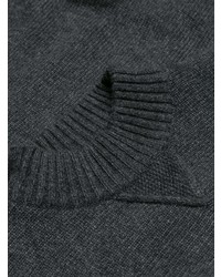 Pull surdimensionné en tricot gris foncé Givenchy