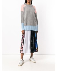 Pull surdimensionné en tricot gris Chinti & Parker