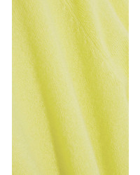 Pull surdimensionné en tricot jaune