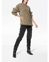 Pull surdimensionné en tricot marron Calvin Klein 205W39nyc