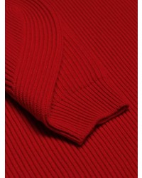 Pull surdimensionné en tricot rouge Stella McCartney