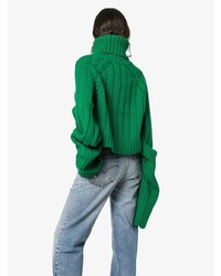 Pull surdimensionné en tricot vert Matthew Adams Dolan