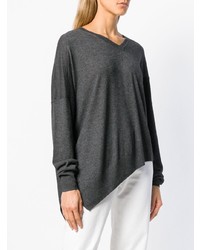 Pull surdimensionné gris foncé Isabel Marant Etoile