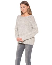 Pull surdimensionné gris Nili Lotan