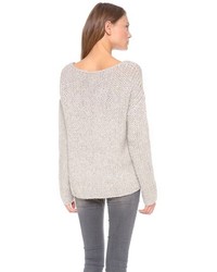 Pull surdimensionné gris Nili Lotan