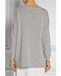 Pull surdimensionné gris