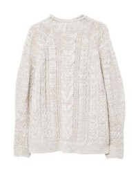 Pull surdimensionné gris Mango