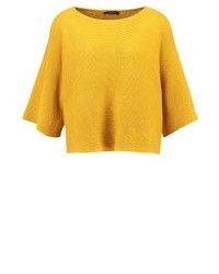 Pull surdimensionné moutarde Roberto Collina
