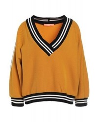 Pull surdimensionné moutarde Smarteez