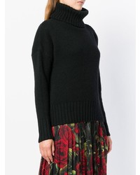 Pull surdimensionné noir Incentive! Cashmere