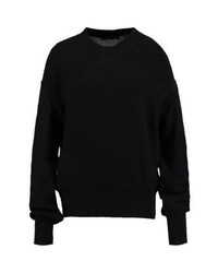 Pull surdimensionné noir Even&Odd