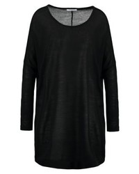 Pull surdimensionné noir Pieces