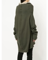 Pull surdimensionné olive Zambesi