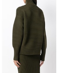 Pull surdimensionné olive Victoria Victoria Beckham