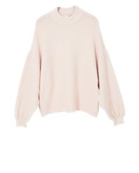 Pull surdimensionné rose Mango