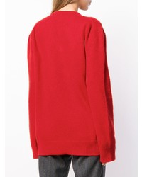 Pull surdimensionné rouge Calvin Klein 205W39nyc