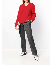 Pull surdimensionné rouge Calvin Klein 205W39nyc