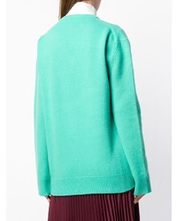 Pull surdimensionné turquoise Calvin Klein 205W39nyc