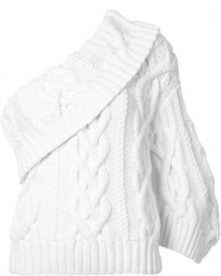 Pull torsadé en tricot blanc Rosie Assoulin