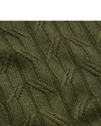 Pull torsadé olive Ermenegildo Zegna