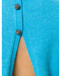 Pull turquoise No.21
