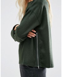 Pull vert foncé Minimum