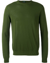 Pull vert foncé Zanone