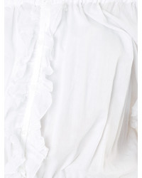 Robe à épaules dénudées à volants blanc Faith Connexion