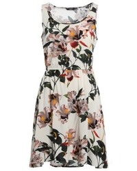 Robe à fleurs beige Only