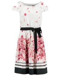 Robe à fleurs blanche Comma