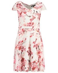 Robe à fleurs blanche Comma