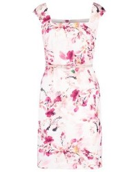 Robe à fleurs blanche Comma