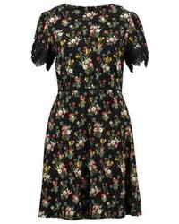 Robe à fleurs multicolore Oasis