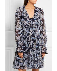 Robe à fleurs violet clair Temperley London