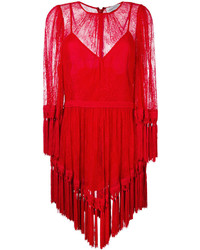 Robe à franges rouge Alice McCall