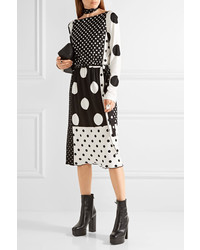 Robe á pois noire Marc Jacobs