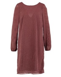 Robe á pois rouge Cream