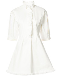 Robe à volants blanche Sonia Rykiel