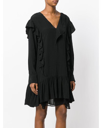 Robe à volants noire Etoile Isabel Marant