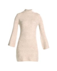 Robe beige Bardot