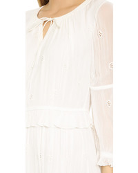 Robe blanche Diane von Furstenberg