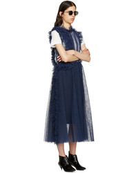 Robe bleu marine MSGM