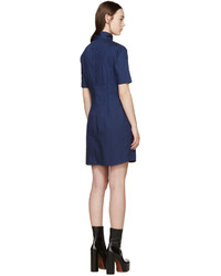 Robe bleu marine Acne Studios