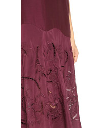 Robe bordeaux Tibi