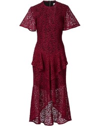 Robe bordeaux Rebecca Vallance