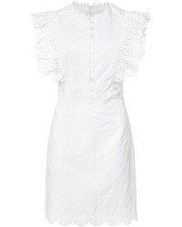 Robe brodée blanche Sea