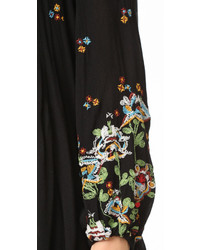 Robe brodée noire Free People